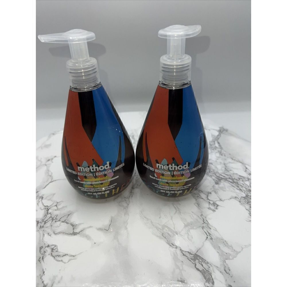 METHOD Gel Hand Soap Limited Edition Lisa Congdon  Meadowland 12 Oz-Lot Of 2 NEW